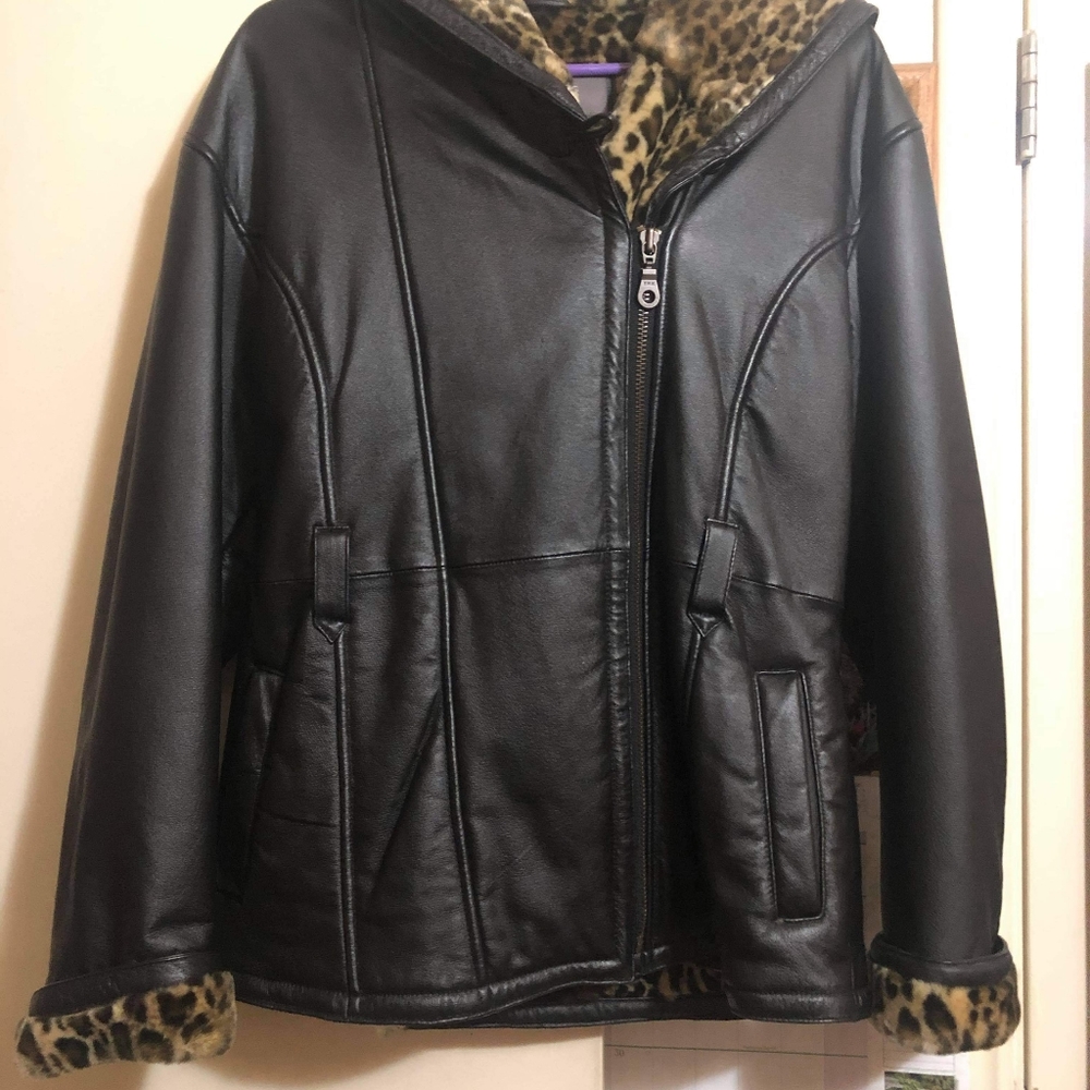 Leather jacket